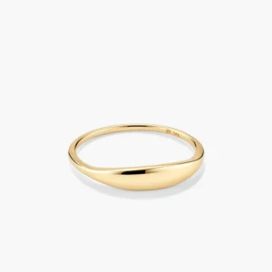 Gold Dome Ring Toursouvenirsmerch Velmora Caelith Polished Band