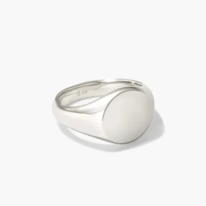 Silver Oval Ring Toursouvenirsmerch Vaelora Cerynth Polished Face