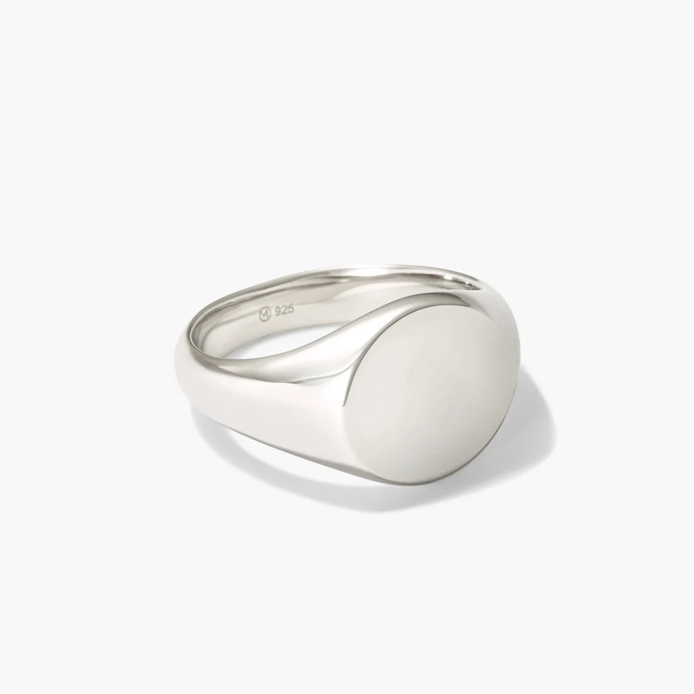 Silver Oval Ring Toursouvenirsmerch Vaelora Cerynth Polished Face 3 - Ringjoys Silver Oval Ring Toursouvenirsmerch Vaelora Cerynth Polished Face