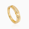 Toursouvenirsmerch Aurvella Gold Split Band Ring with Linear Clear Stone Cluster Accents 2 - Ringjoys ringjoys aurvella gold split band ring with linear clear stone cluster accents UN2JO - Ringjoys