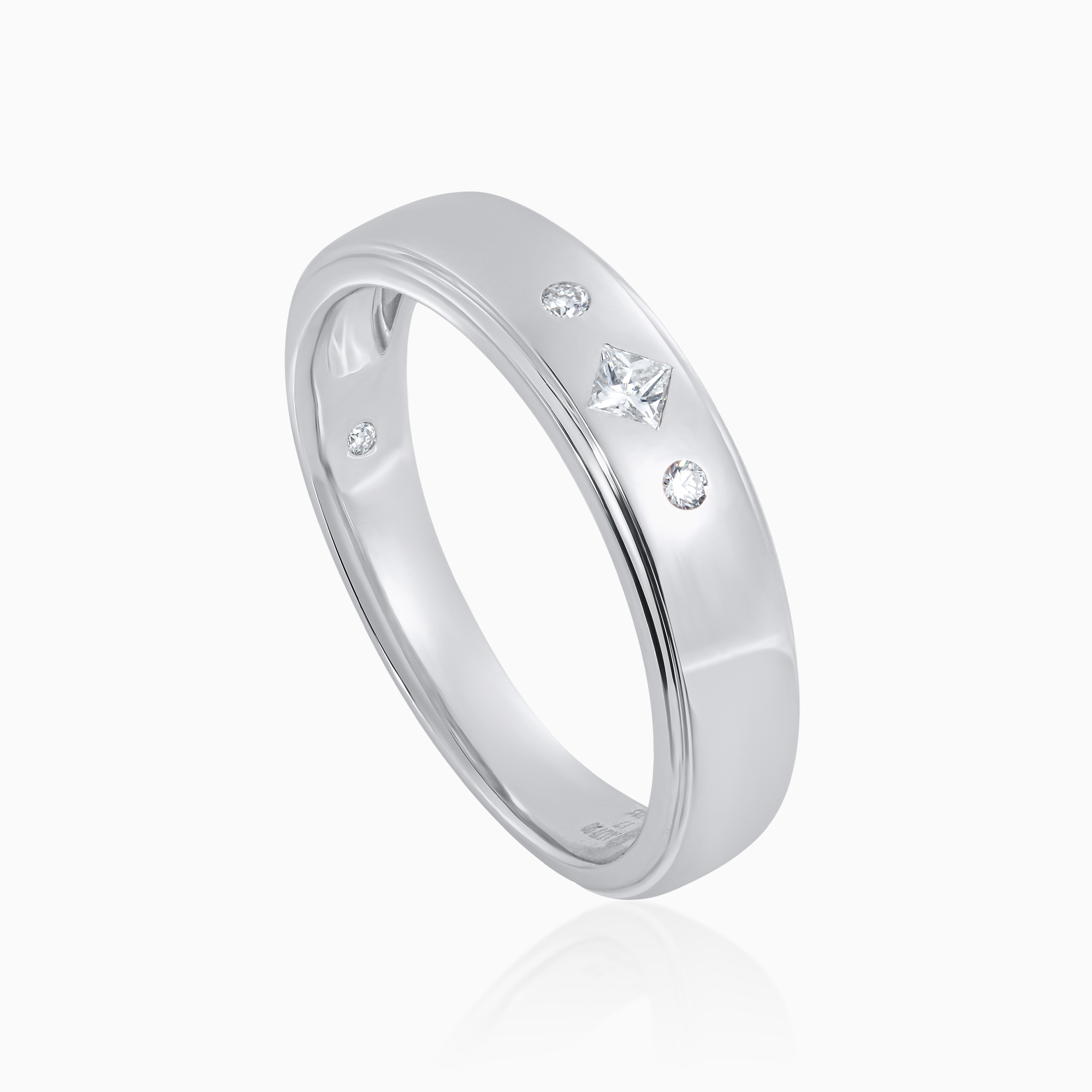 Toursouvenirsmerch Elvarune Silver Slim Band Ring with Three Round Clear Stone Accents 3 - Ringjoys Toursouvenirsmerch Elvarune Silver Slim Band Ring with Three Round Clear Stone Accents