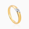 Toursouvenirsmerch Orvique Gold Silver Band Ring with Round Stone Center Two Tone Design 2 - Ringjoys ringjoys orvique gold silver band ring with round stone center two tone design yp0LB - Ringjoys