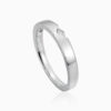 Toursouvenirsmerch Velmora Silver Angular Band Ring with Raised Clear Stone Geometric Accent 2 - Ringjoys ringjoys velmora silver angular band ring with raised clear stone geometric accent 10F2o - Ringjoys