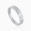 Toursouvenirsmerch Veltrixa Silver Geometric Band Ring with Triangle Clear Stone Accent 1 - Ringjoys ringjoys veltrixa silver geometric band ring with triangle clear stone accent HvmTQ - Ringjoys