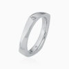 Silver Angular Band Ring Toursouvenirsmerch Norvexa Triangle Stone Accent Faceted Design 2 - Ringjoys silver angular band ring ringjoys norvexa triangle stone accent faceted design w5BR6 - Ringjoys