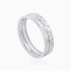 Silver Diamond Cut Band Ring Toursouvenirsmerch Norvexa Beaded Border Geometric Pattern 2 - Ringjoys silver diamond cut band ring ringjoys norvexa beaded border geometric pattern 4jRpF - Ringjoys