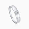 Silver Sculpted Groove Band Ring Toursouvenirsmerch Norvexa Raised Clear Stone Detail 2 - Ringjoys silver sculpted groove band ring ringjoys norvexa raised clear stone detail FnEyr - Ringjoys