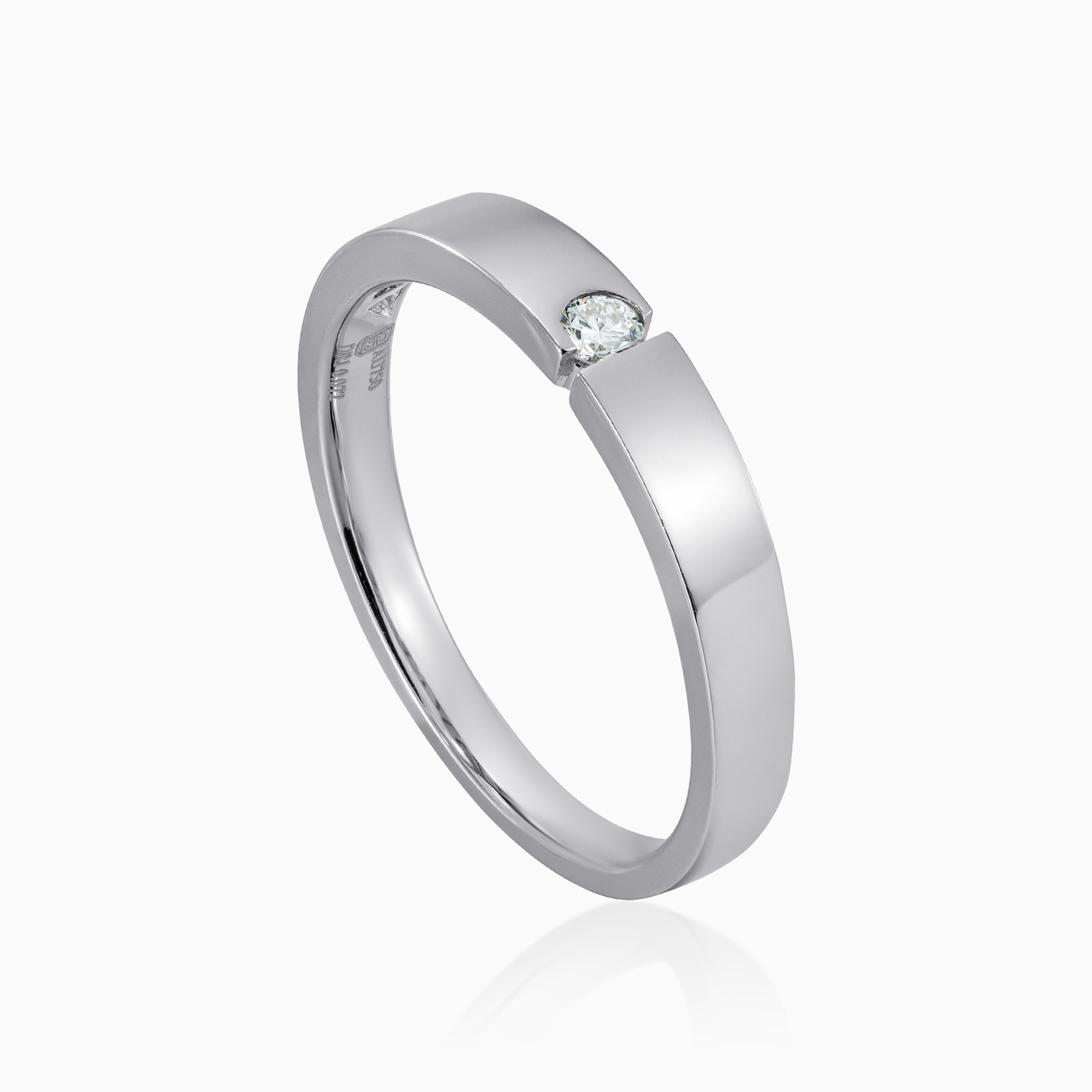 Silver Split Groove Band Ring Toursouvenirsmerch Xavora Single Round Stone Center Accent 3 - Ringjoys Silver Split Groove Band Ring Toursouvenirsmerch Xavora Single Round Stone Center Accent