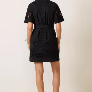 Black Avelora Cutwork Lace Shirt Dress Toursouvenirsmerch Button Mini Casual Style 7 - Ringjoys Black Avelora Cutwork Lace Shirt Dress Toursouvenirsmerch Button Mini Casual Style 3 - Ringjoys