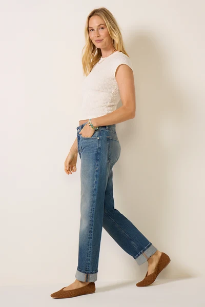 Blue Elviora Straight Leg Denim Jeans Toursouvenirsmerch Washed Mid Rise Casual Vintage Fit 3 - Ringjoys Blue Elviora Straight Leg Denim Jeans Toursouvenirsmerch Washed Mid Rise Casual Vintage Fit