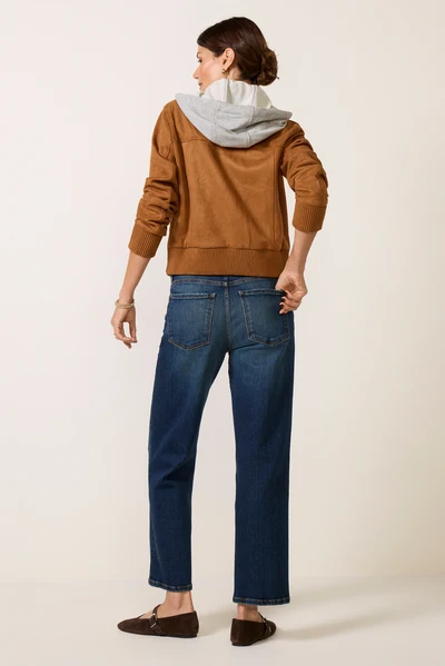 Blue Virella Cropped Wide Leg Jeans Washed Denim Toursouvenirsmerch High Rise Casual Modern Fit 5 - Ringjoys Blue Virella Cropped Wide Leg Jeans Washed Denim Toursouvenirsmerch High Rise Casual Modern Fit - Image 3