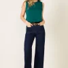 Teal Toursouvenirsmerch Virella Sleeveless Satin Blouse Smooth Minimalist Casual Elegant Everyday Top 1 - Ringjoys