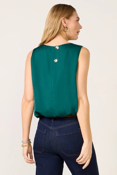 Teal Toursouvenirsmerch Virella Sleeveless Satin Blouse Smooth Minimalist Casual Elegant Everyday Top 5 - Ringjoys Teal Toursouvenirsmerch Virella Sleeveless Satin Blouse Smooth Minimalist Casual Elegant Everyday Top - Image 3
